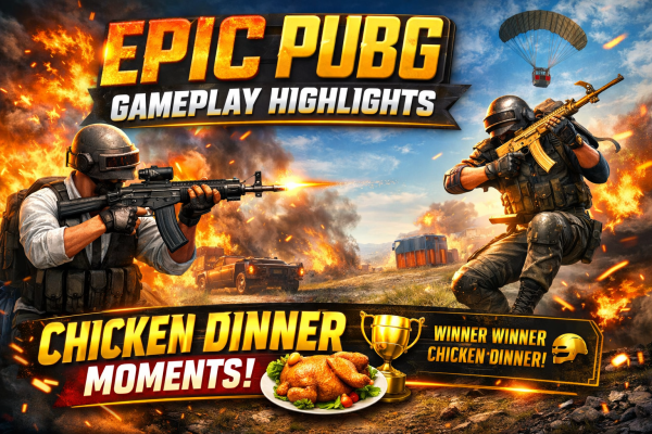 Epic PUBG Gameplay Highlights – Chicken Dinner Moments!”