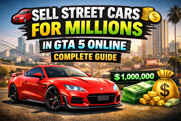 🚗💰 Sell Street Cars for Millions in GTA 5 Online — Complete Guide