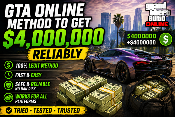 GTA Online method to get $4,000,000 reliably